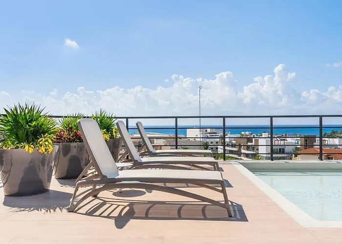 Luxury 1Br 1Ba Ocean View From Balcony And Rooftop