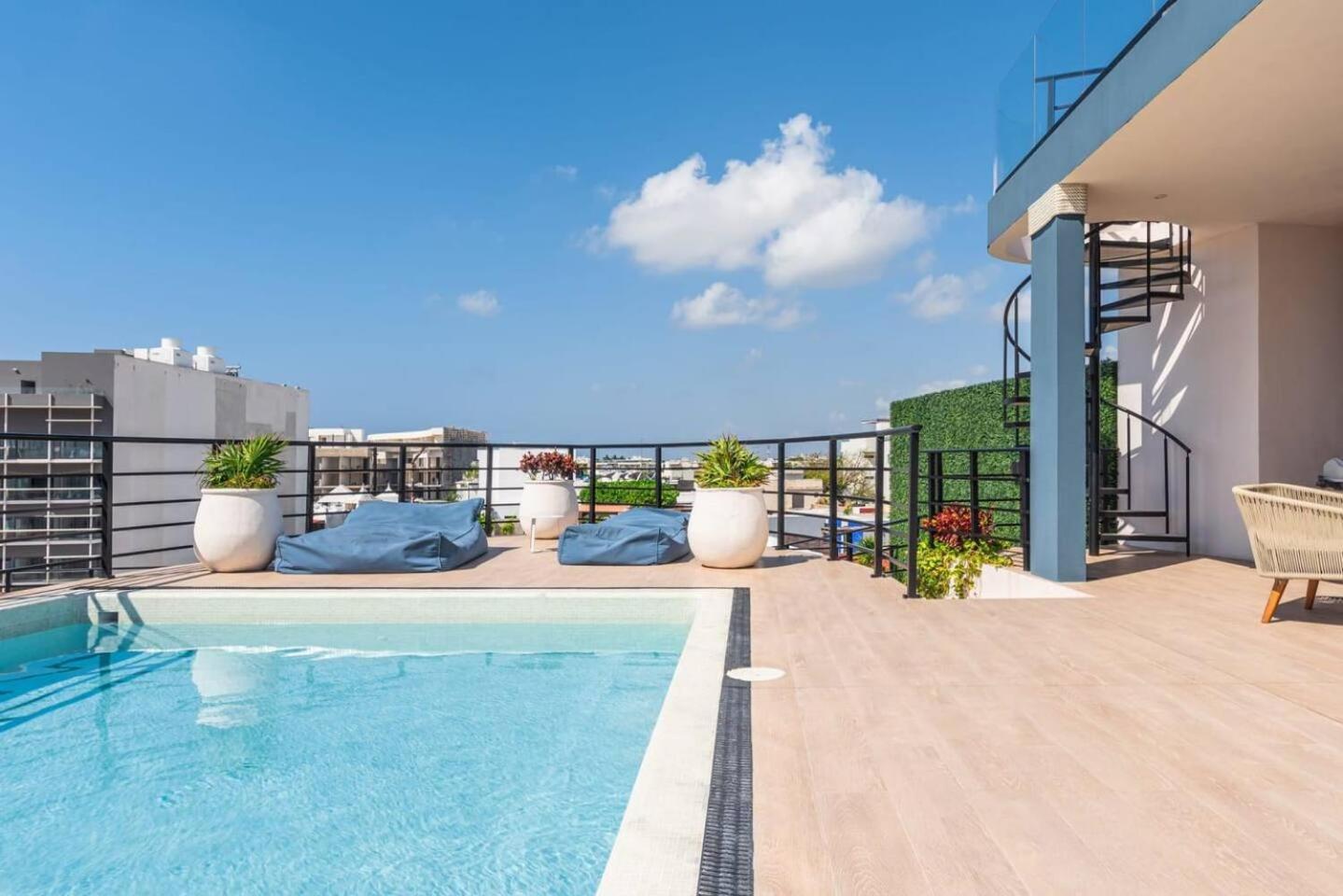 Apartamento Luxury 1br 1ba Ocean View From Balcony And Rooftop *
